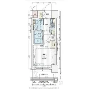 エステムコート難波IVアトリ【11階】の間取り
