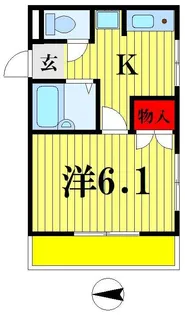 ハイツヨネダ【3階】の間取り