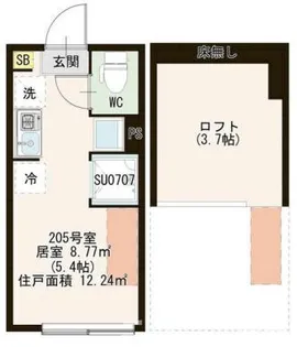 LUKE徳丸【2階】の間取り