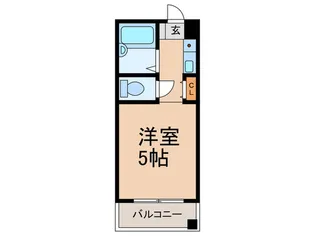 六甲ハイツUEDA【2階】の間取り