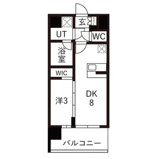 エスリードレジデンス玉造ザ・イースト【2階】の間取り