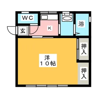 ラン・コントル【1階】の間取り