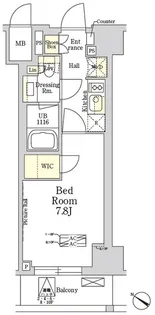 ザ・クラス南麻布 THE CLASS MINAMIAZABU【4階】の間取り