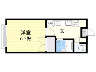プチメゾン旦野原【1階】の間取り