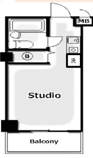 ウイン神田【7階】の間取り