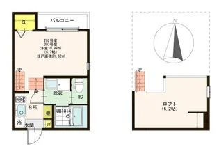 ハーモニーテラス椥辻封シ川町【1階】の間取り