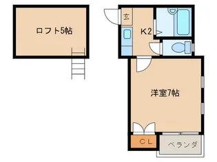 メルロ-ズ南福岡【2階】の間取り