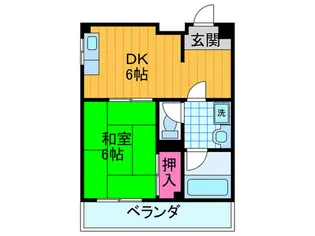 ハイツキシモト【3階】の間取り