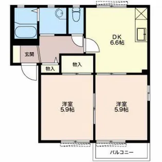 クレイドルY【1階】の間取り