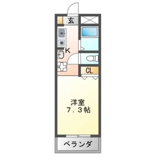 ウィンライフ藤井寺【1階】の間取り