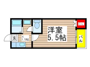 パインヴィラIII【1階】の間取り