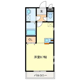 Great Advance A棟【2階】の間取り