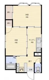 Hottie【4階】の間取り