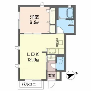 ディアスI【1階】の間取り