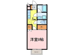 ジュネス1【1階】の間取り