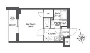 AIFLAT桜上水【4階】の間取り