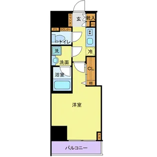 ブレシア日本橋蛎殻町【5階】の間取り