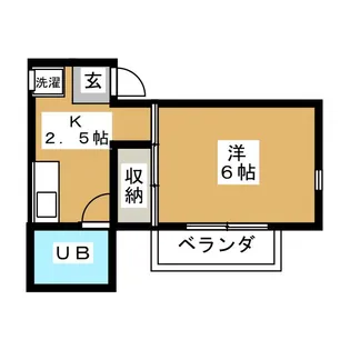 フジハイツ【2階】の間取り