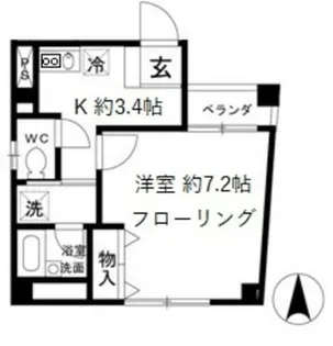 5アベニュー【2階】の間取り