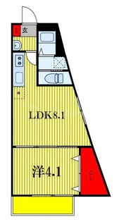 ルミエール エタンセル ユイット【1階】の間取り