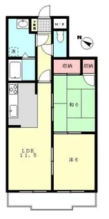 コスモ三鷹台【2階】の間取り