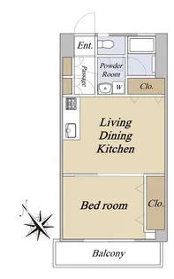 ゴールデンハイツ高野台【2階】の間取り