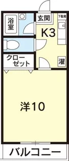イーガーシティ上吉野【1階】の間取り