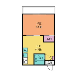 久保田ビル【4階】の間取り