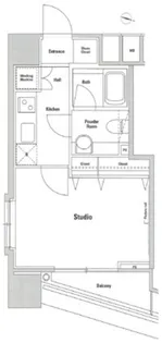 ファーストリアルタワー新宿【9階】の間取り