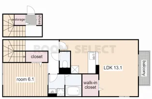 サンフィールドI【2階】の間取り