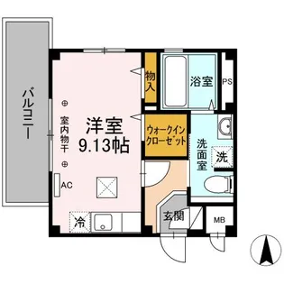 ルーチェ琴平【1階】の間取り