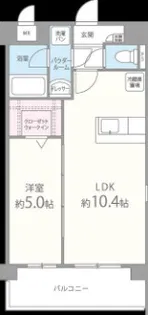 イーハトーブ櫛原【2階】の間取り