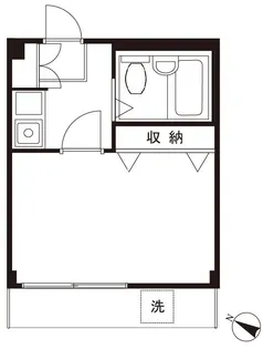 クレッセントO-2【1階】の間取り