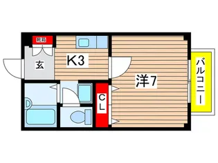 ロイヤルヒルズ A棟【2階】の間取り