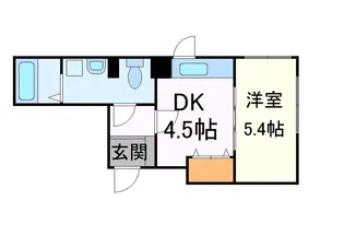 プライムアーバン大通公園II【4階】の間取り