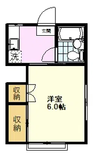 ホワイトコート【2階】の間取り