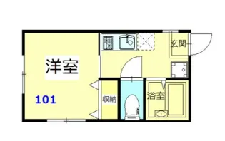 コ イクス2【1階】の間取り