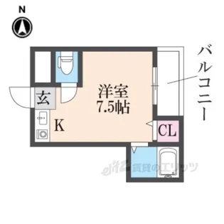 クリエイトパートI【2階】の間取り