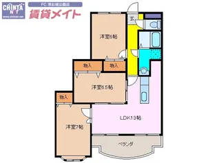 センチュリーヒルズ【4階】の間取り