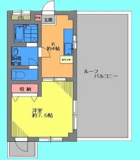 エトワール【4階】の間取り