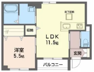 ベル ディモーラ【1階】の間取り