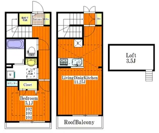 カーサ セレステの間取り