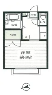 クリスタルセピア【2階】の間取り