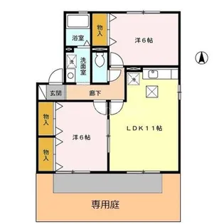 K・ブルーム A【1階】の間取り