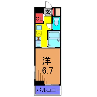 リバーサイド綾瀬II【2階】の間取り