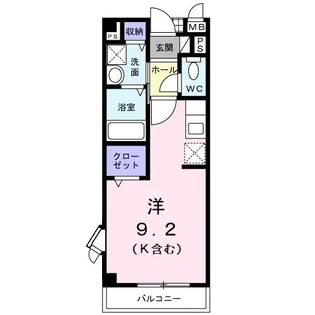 スカイビレッジ21【2階】の間取り