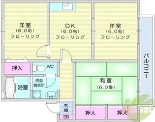 マルベリー・コート2【2階】の間取り