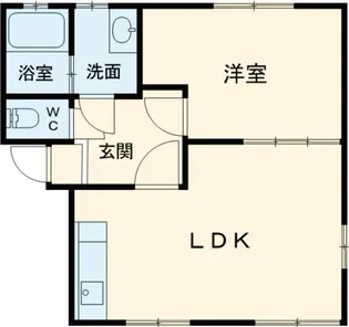 ハイツ中由 C棟【2階】の間取り