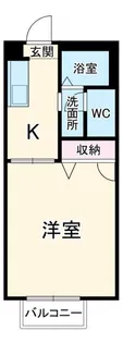 シャルム マノワール【1階】の間取り