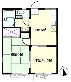 さくらコーポ【2階】の間取り